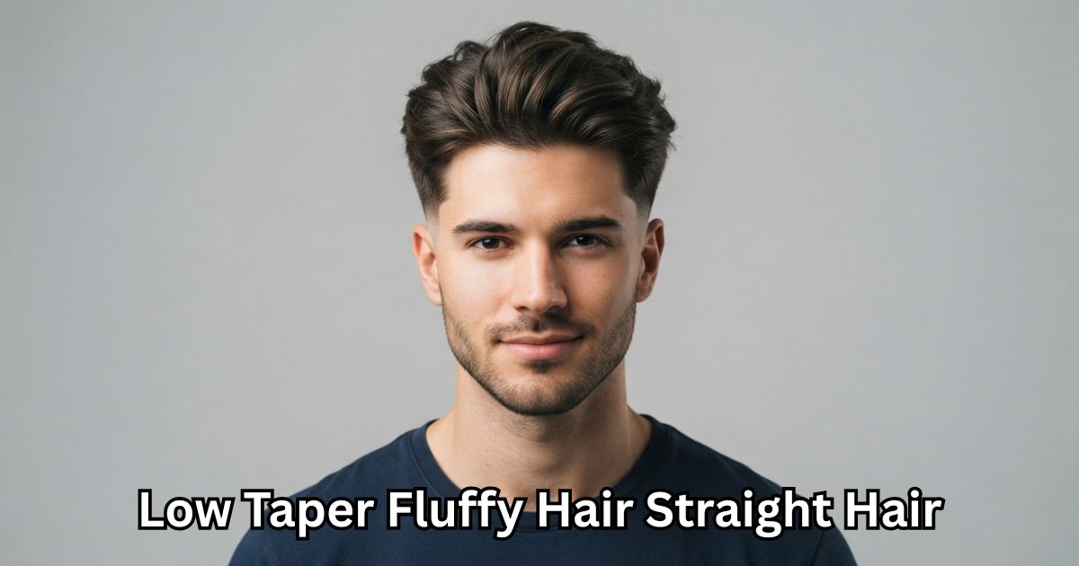 Low Taper Fluffy Hair Straight Hair