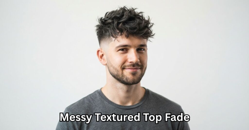 Messy Textured Top Fade