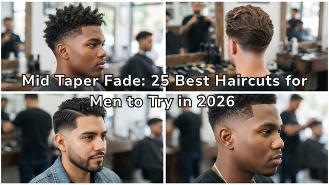 Mid Taper Fade: 25 Best Haircuts for Men to Try in 2026 