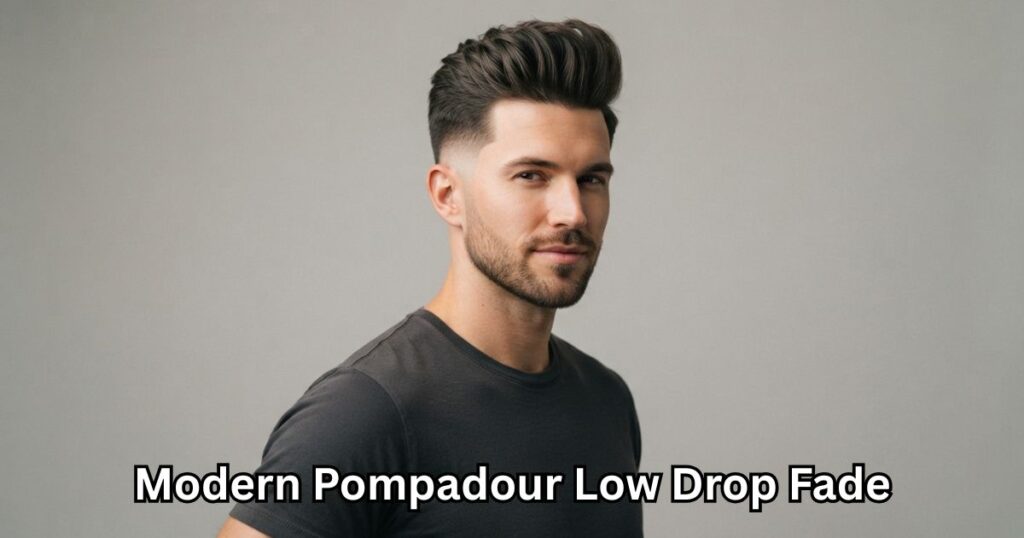 Modern Pompadour Low Drop Fade