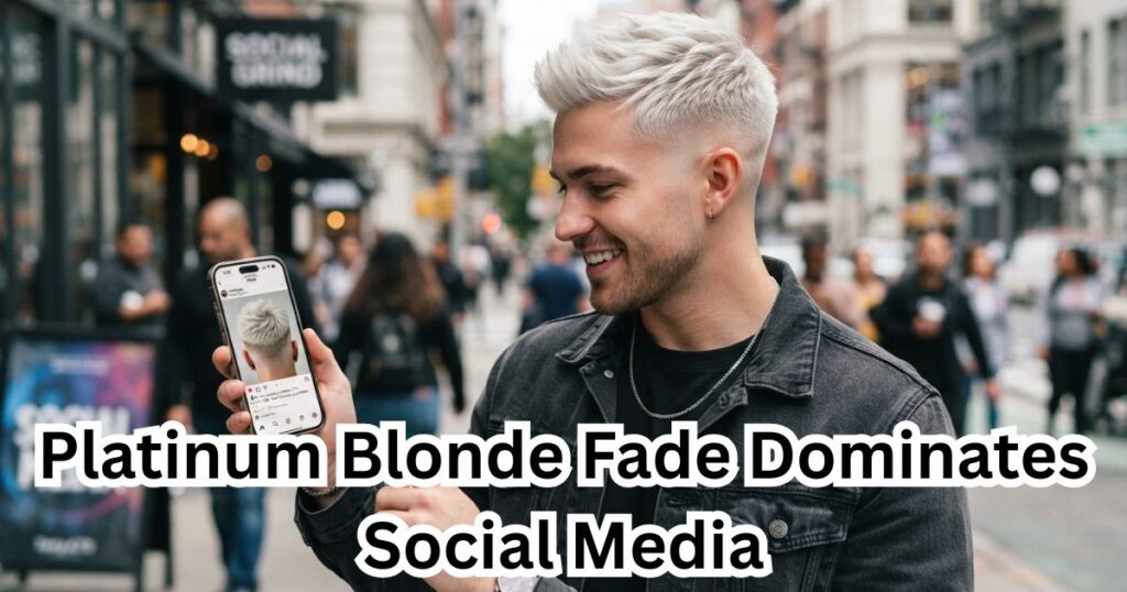 Platinum Blonde Fade Dominates Social Media