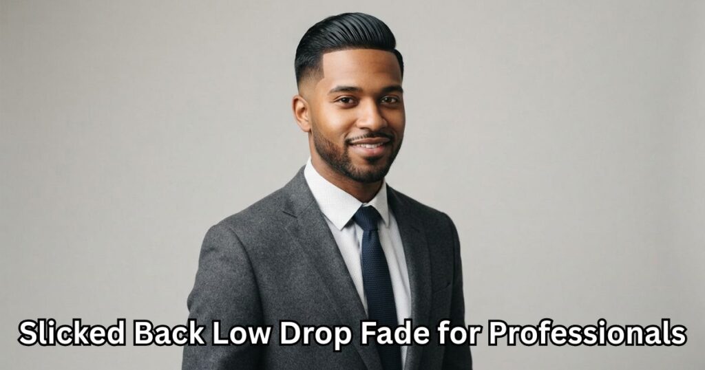 Slicked Back Low Drop Fade for Professionals