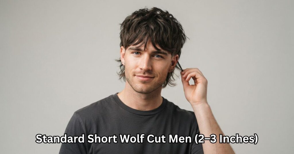 Standard Short Wolf Cut Men (2–3 Inches)