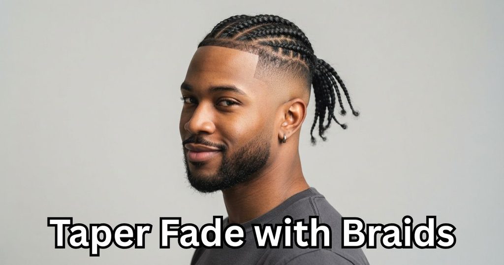 Taper Fade with Braids