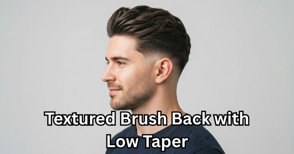 Textured Brush Back with Low Taper
