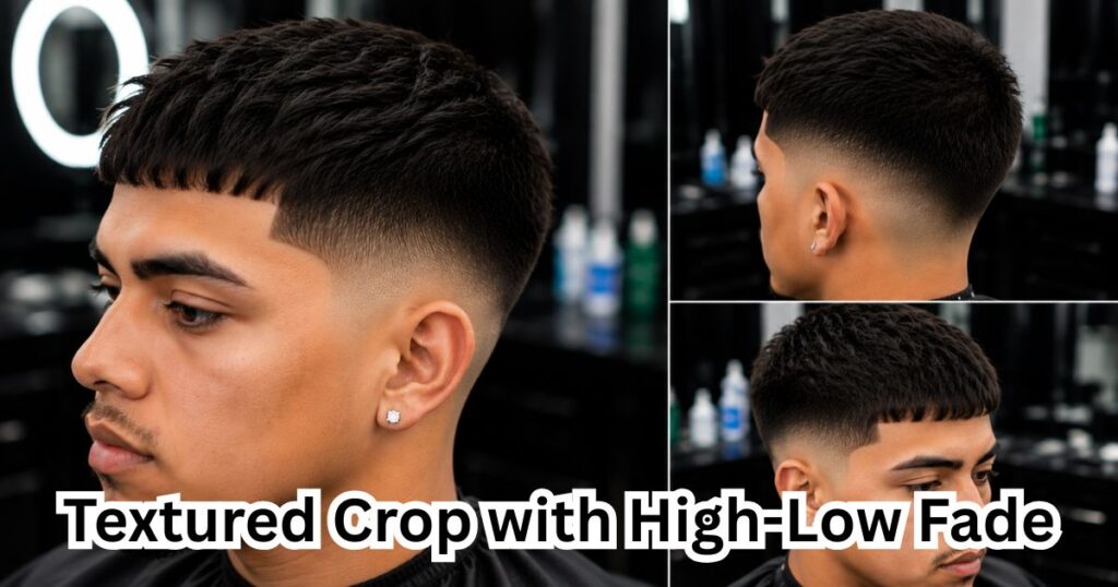 Textured Crop with High-Low Fade