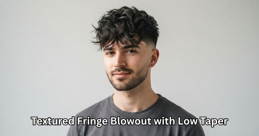 Textured Fringe Blowout with Low Taper
