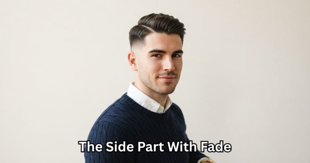 The Side Part With Fade