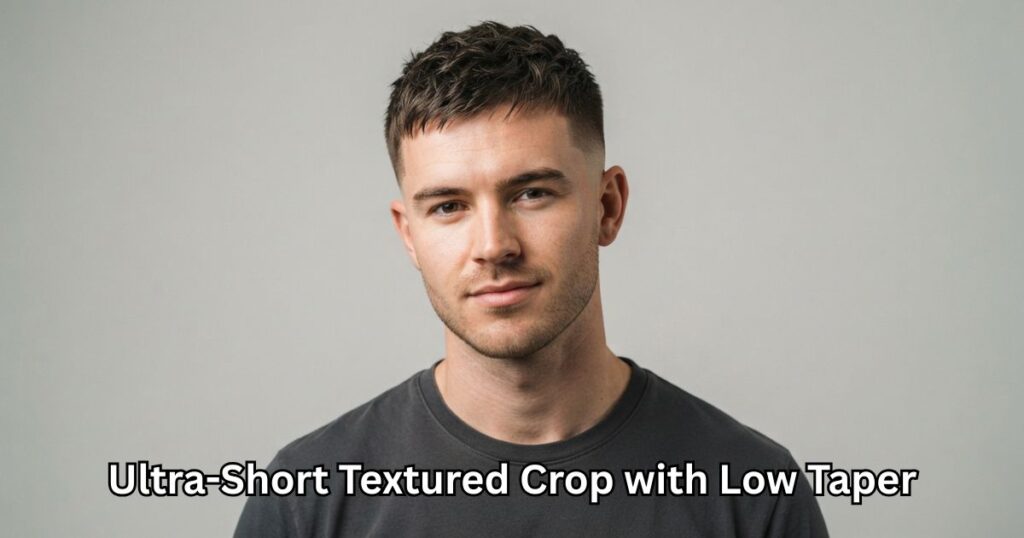  Ultra-Short Textured Crop with Low Taper