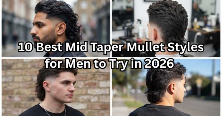 10 Best Mid Taper Mullet Styles for Men to Try in 2026 
