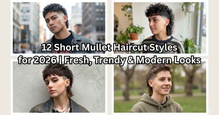 12 Short Mullet Haircut Styles for 2026 | Fresh, Trendy & Modern Looks 