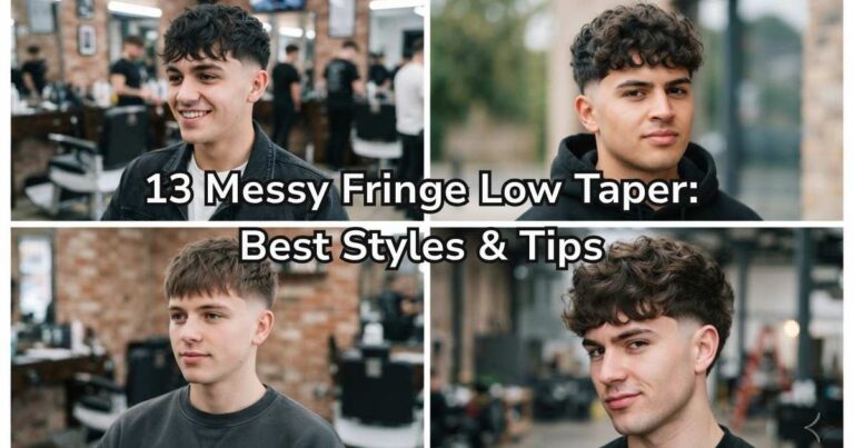 13 Messy Fringe Low Taper: Best Styles & Tips 