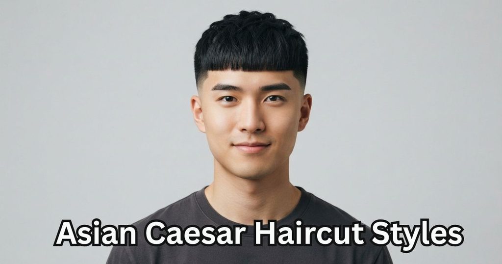 Asian Caesar Haircut Styles
