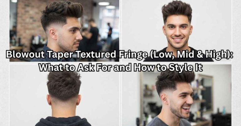 Blowout Taper Textured Fringe (Low, Mid & High): What to Ask For and How to Style It