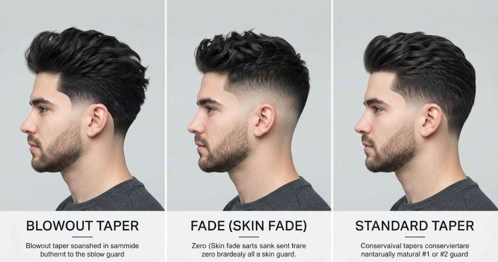Blowout Taper vs. Other Cuts