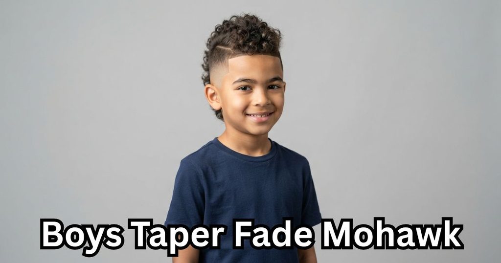Boys Taper Fade Mohawk