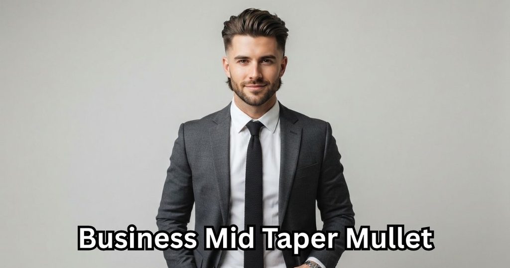 Business Mid Taper Mullet