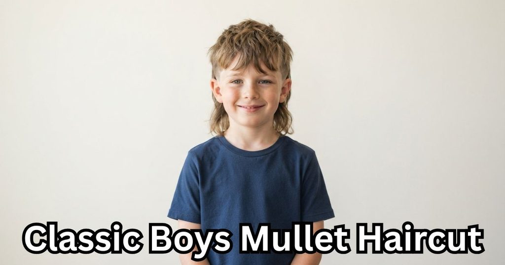 Classic Boys Mullet Haircut