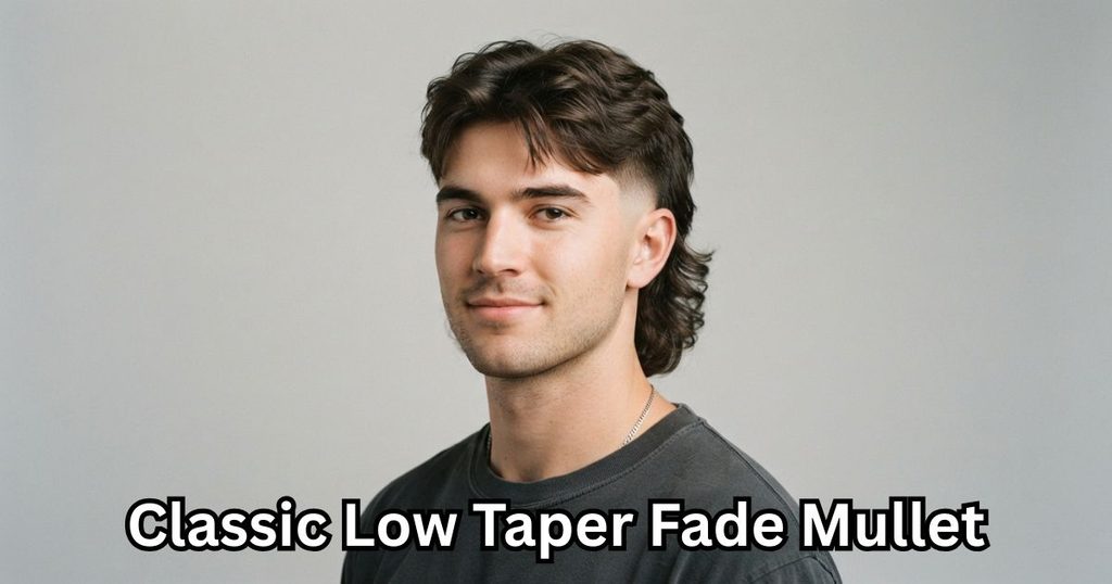  Classic Low Taper Fade Mullet