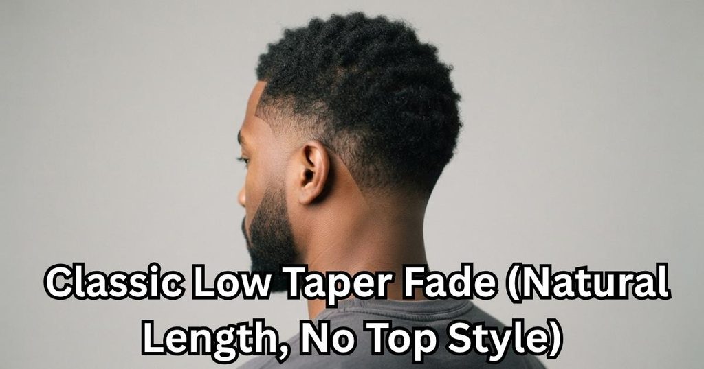 Classic Low Taper Fade (Natural Length, No Top Style)