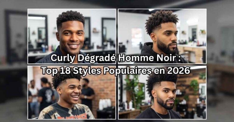 Curly Dégradé Homme Noir : Top 18 Styles Populaires en 2026 