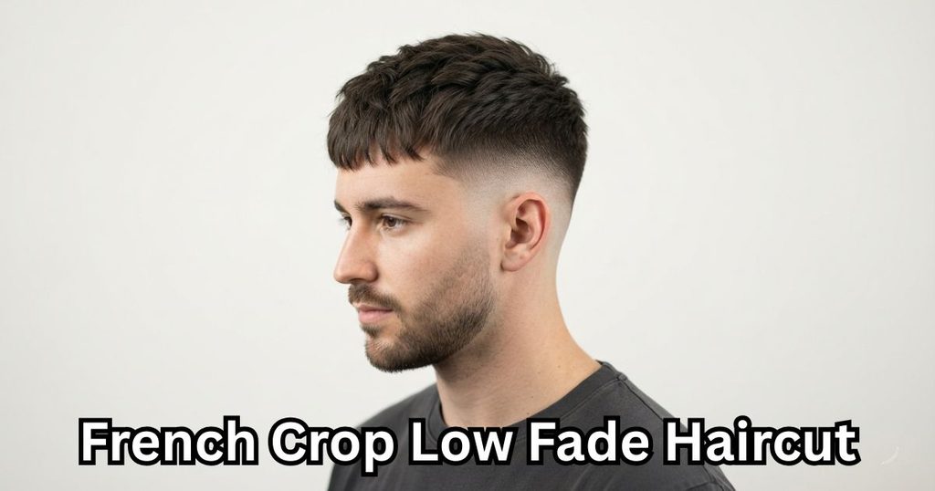 French Crop Low Fade Haircut