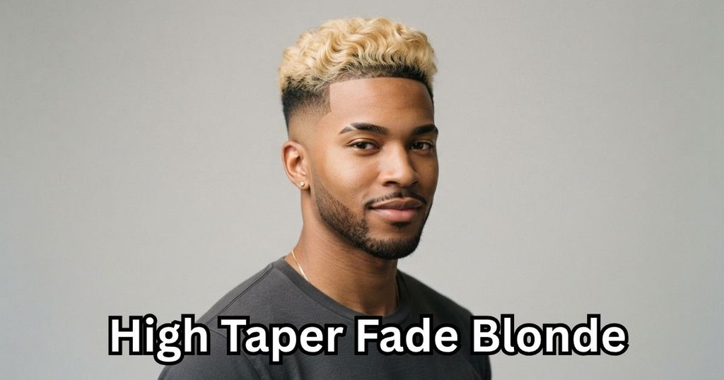 High Taper Fade Blonde