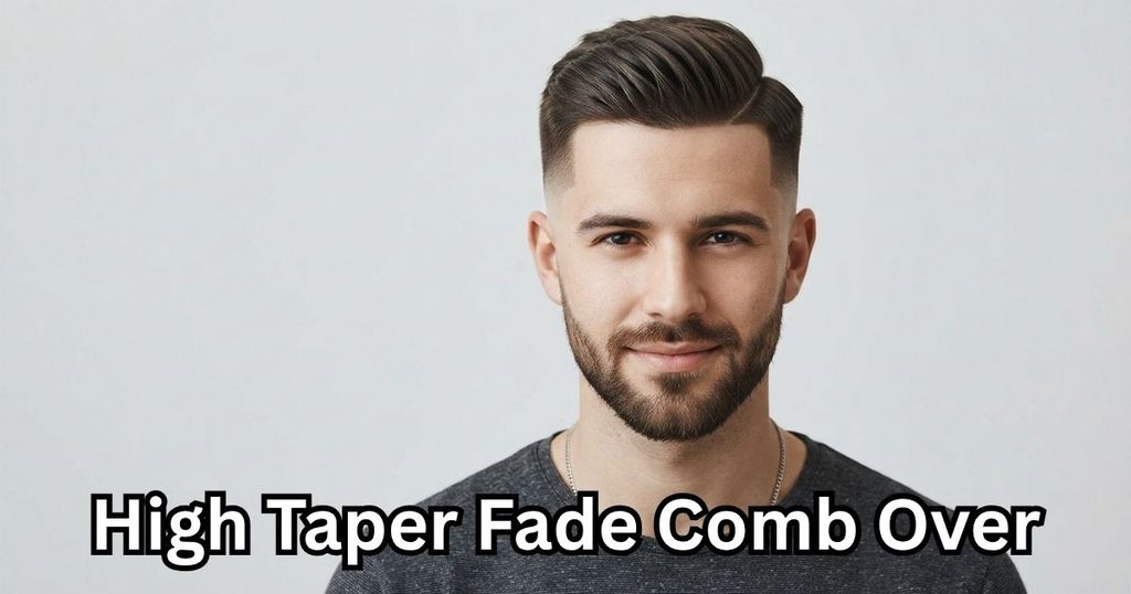 High Taper Fade Comb Over