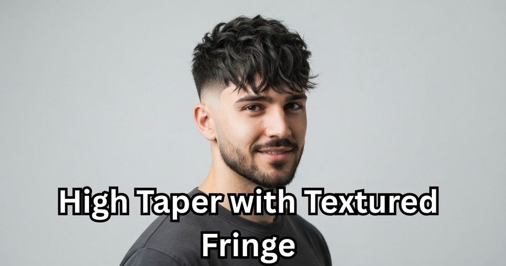 High Taper with Textured Fringe