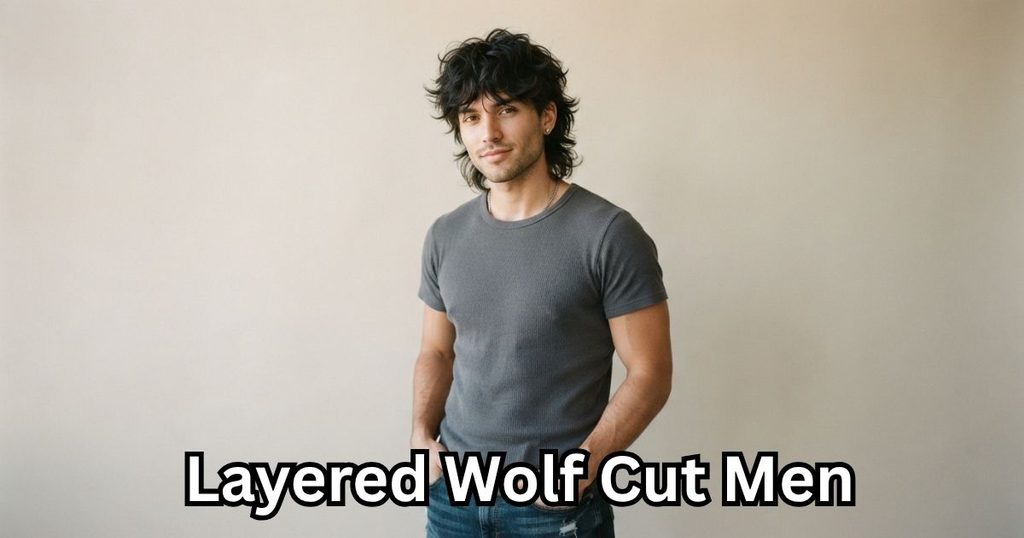 Layered Wolf Cut Men