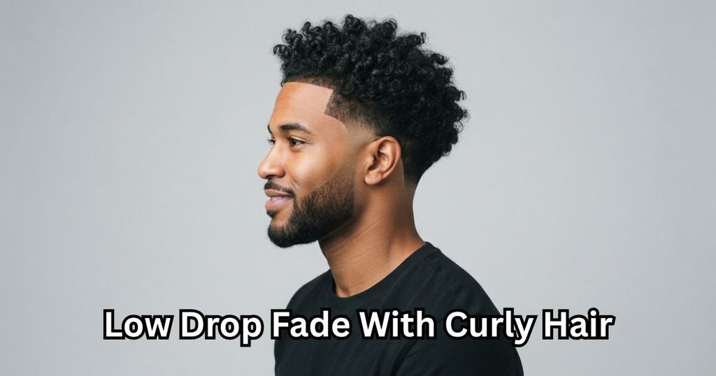 Low Drop Fade With Curly Hair