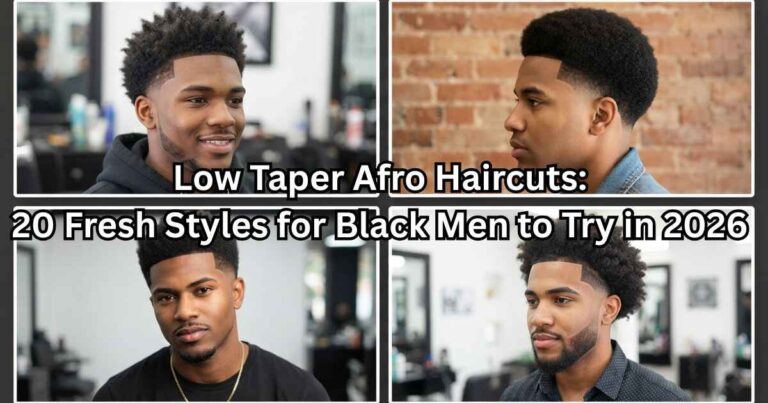 Low Taper Afro Haircuts: 20 Fresh Styles for Black Men to Try in 2026 