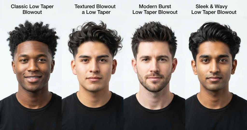 Low Taper Blowout Variations