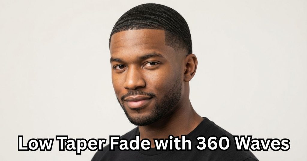 Low Taper Fade with 360 Waves
