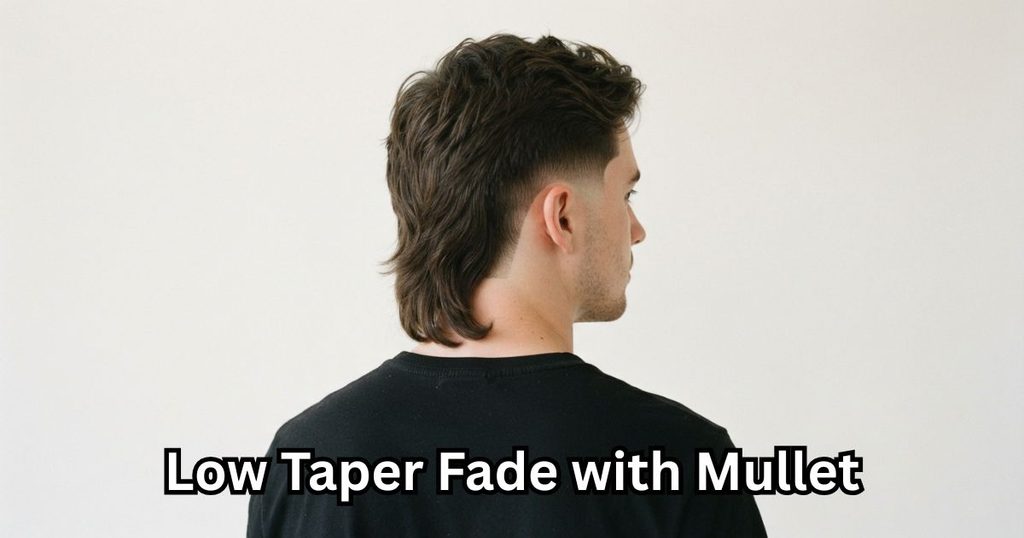 Low Taper Fade with Mullet