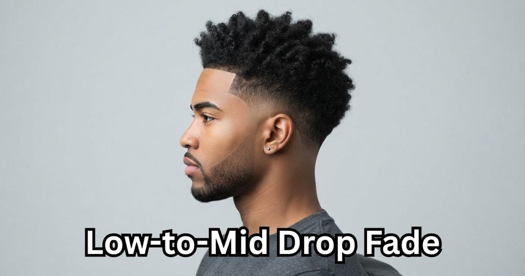 Low-to-Mid Drop Fade