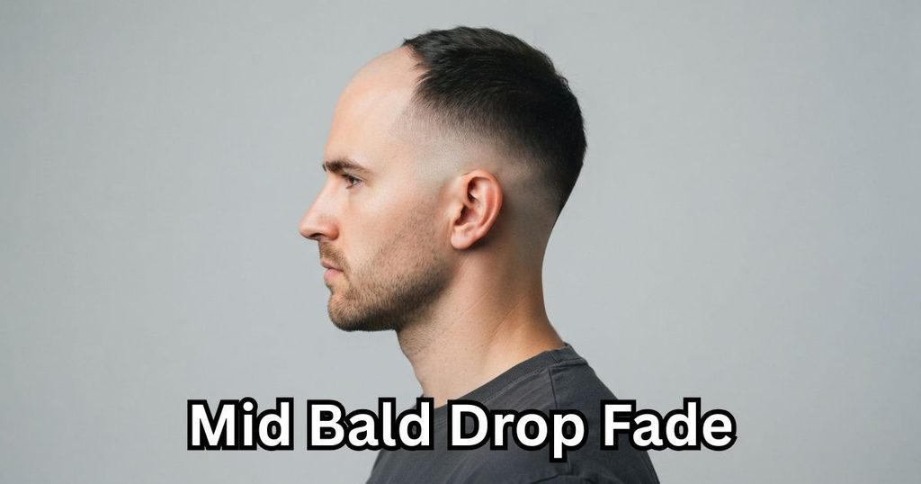 Mid Bald Drop Fade