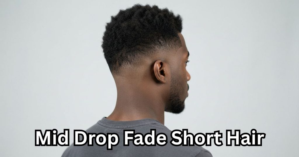 Mid Drop Fade Short Hair