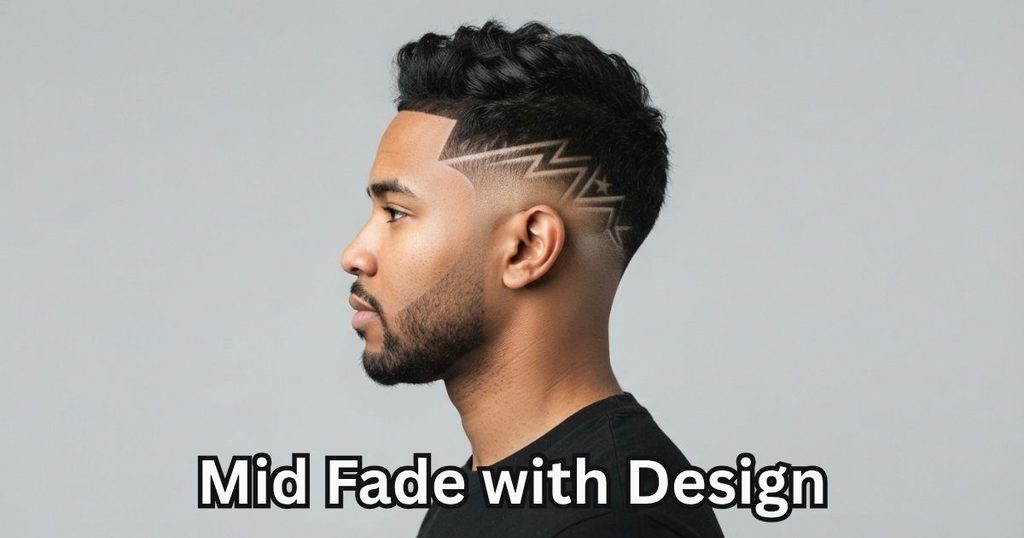 Mid Fade with Design
