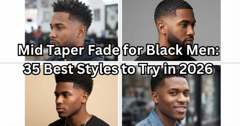 Mid Taper Fade for Black Men: 35 Best Styles to Try in 2026 
