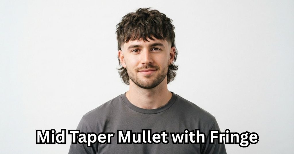 Mid Taper Mullet with Fringe