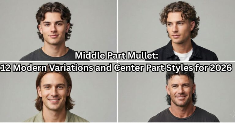 Middle Part Mullet: 12 Modern Variations and Center Part Styles for 2026 
