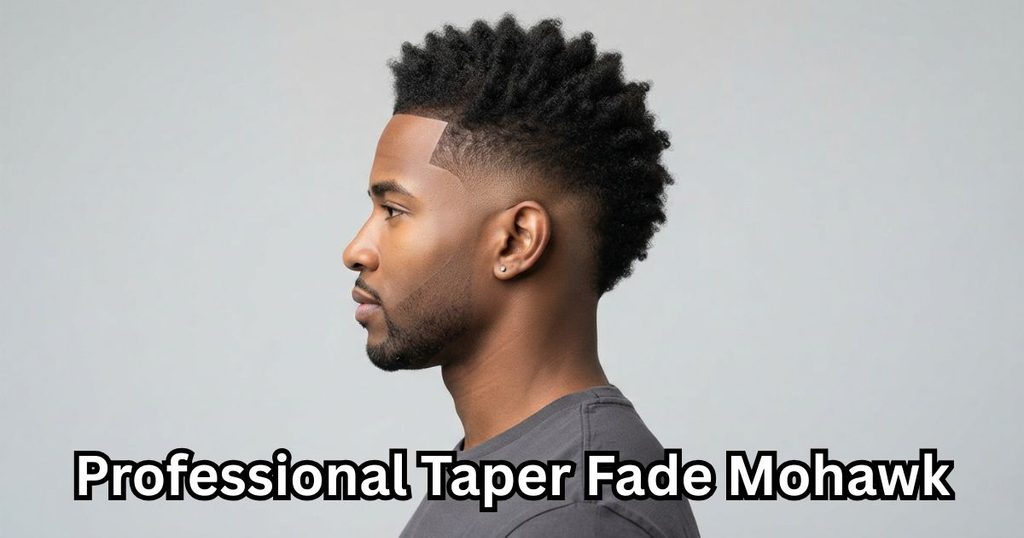 Professional Taper Fade Mohawk