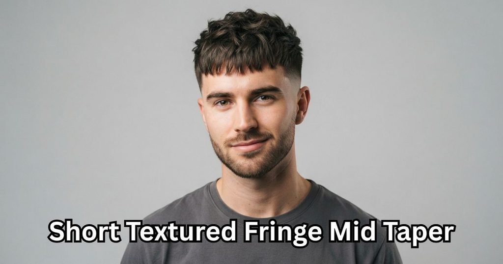 Short Textured Fringe Mid Taper