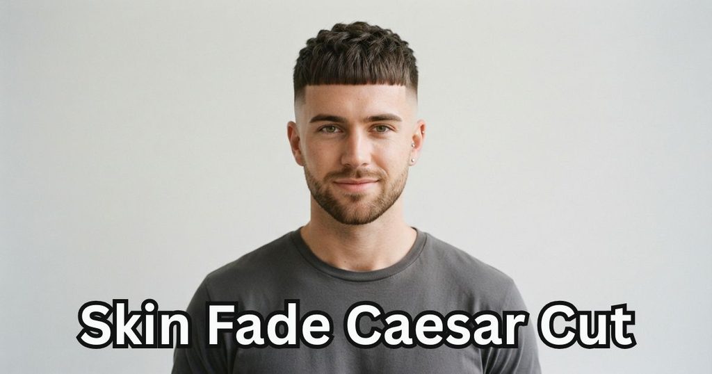 Skin Fade Caesar Cut