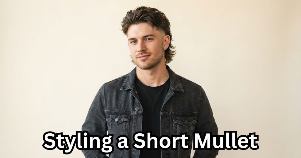 Styling a Short Mullet