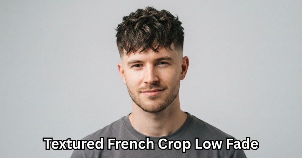 Textured French Crop Low Fade