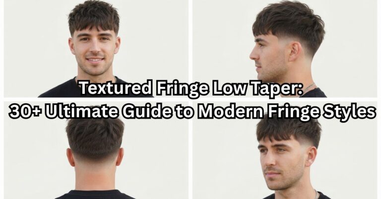 Textured Fringe Low Taper: 30+ Ultimate Guide to Modern Fringe Styles