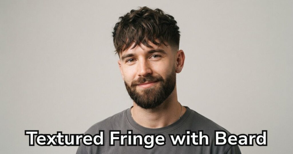 Textured Fringe with Beard