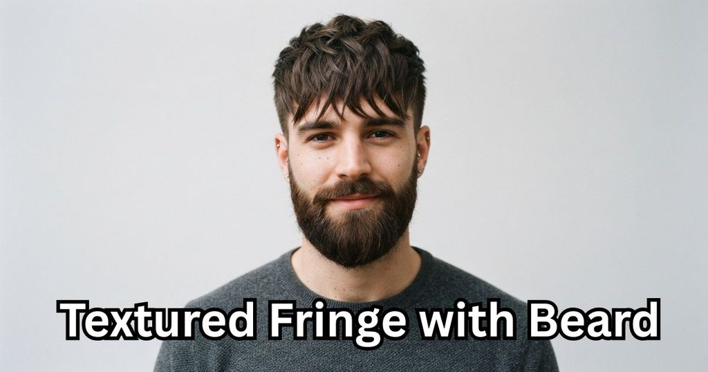 Textured Fringe with Beard